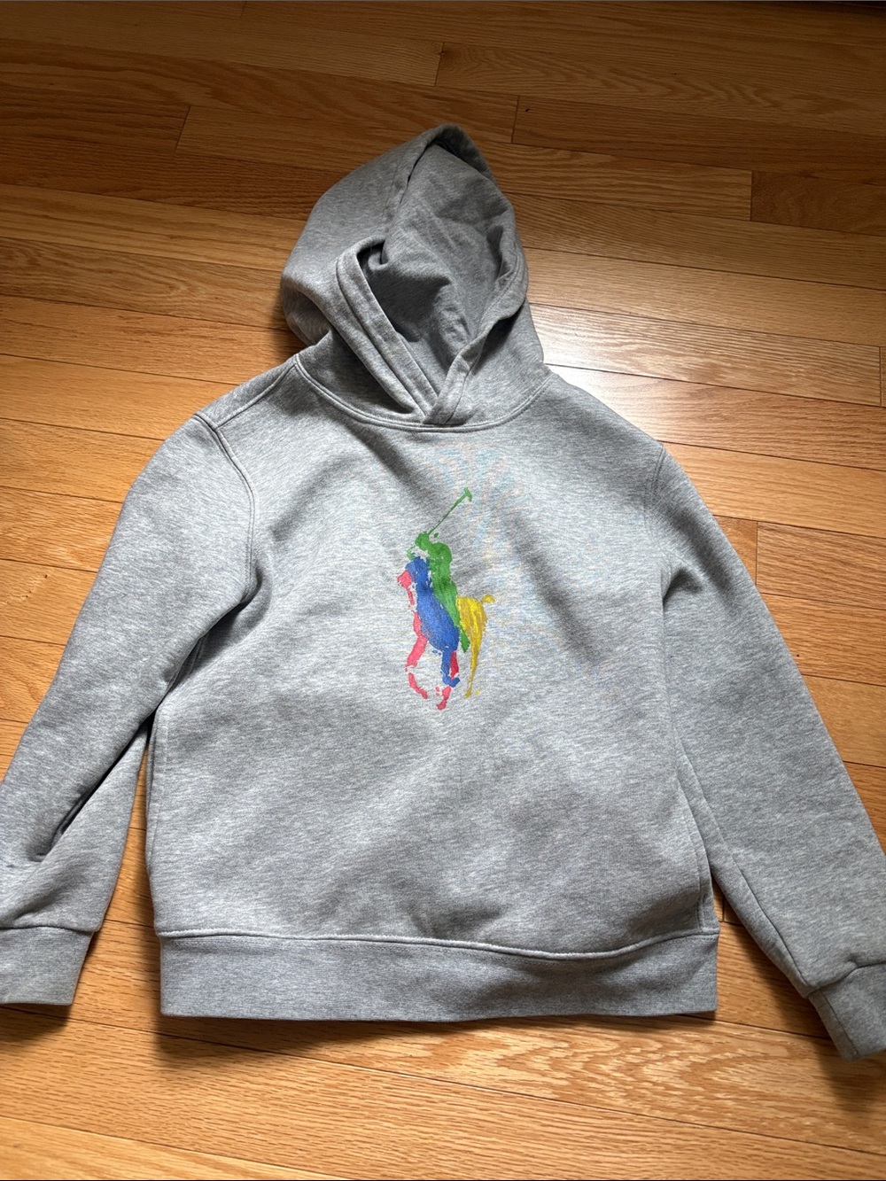 Polo Ralph Lauren Boys Big Pony Paint-Splatter Fleece Hoodie Big Pony